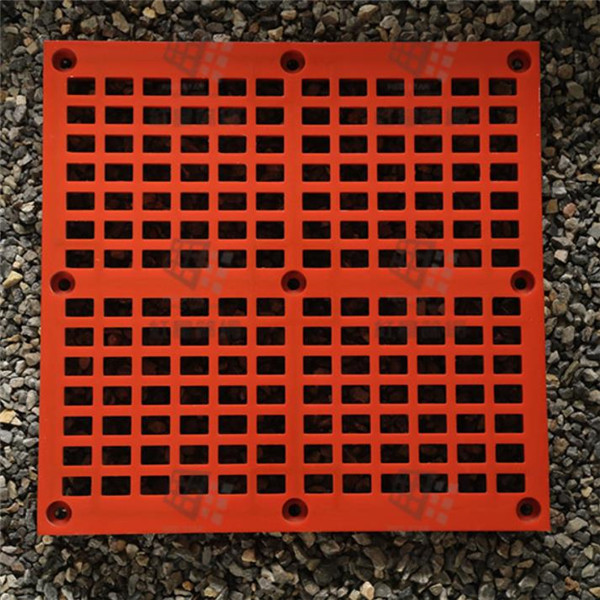 High Tensile Pu Screen Panel Reduces Noise Steel Wire Inside ISO9001 Certification