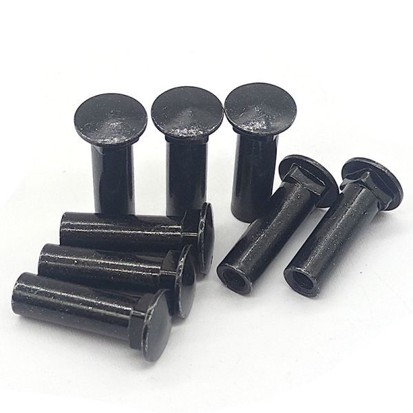 China Black Flat Head Aluminum Rivets M2 M3 M6 M8 M10 M12 Round Head Aluminum Rivets factory