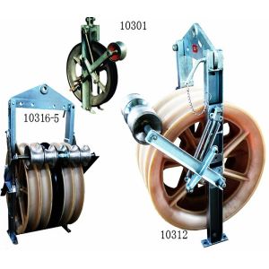 508mm Dia Transmission Line Stringing Tools Grounding Roller Stringing Block