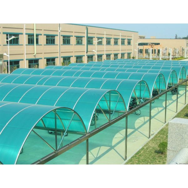 Energy Saving Polycarbonate Twin Wall Roofing Sheets , Polycarbonate Plastic Panels 2.1m