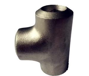 China 3000LBS Pressure Rating Stainless Steel Pipe Tee with Butt Weld Connection factory