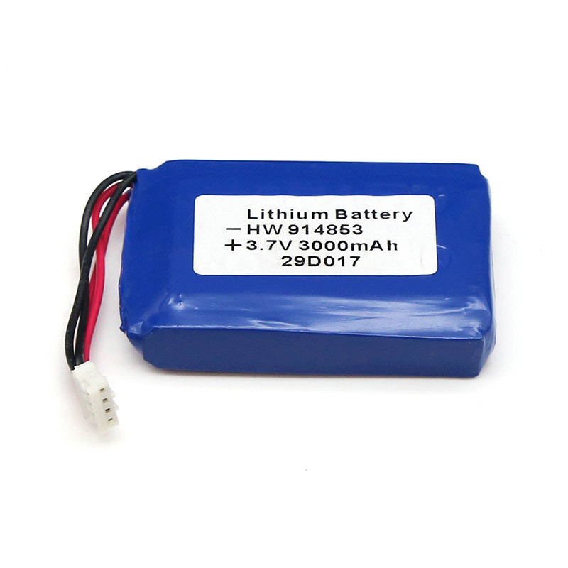 3000mAh 3.7V Lithium Ion Polymer Battery Pack CC/CV