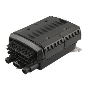 China Waterproofing 4 In 24 Out Fosc Fiber Optic Splice Closure 24 Port Wall Mounting factory