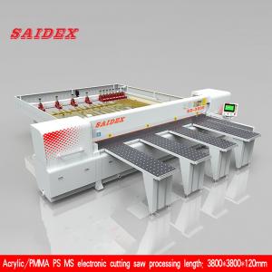 China 50Hz Acrylic Sectioning Machine which Can cut 120mm thick material Acrylic computerized cutting board saw with 3800mm factory