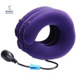 Inflatable neck support universal size half flannel neck traction collar