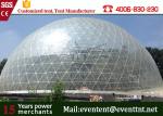 Transparent Dome Event Tent Large Size Fire Resistant With Galvanised Steel