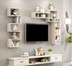 60in Living Room TV Shelves Wall Mounted