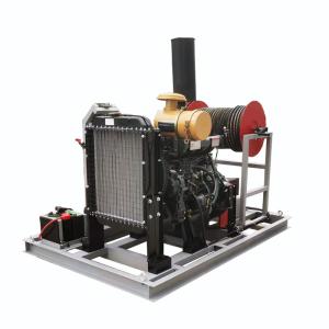 China 100L/Min Water Jet Sewer Cleaner Large Diesel Driven factory