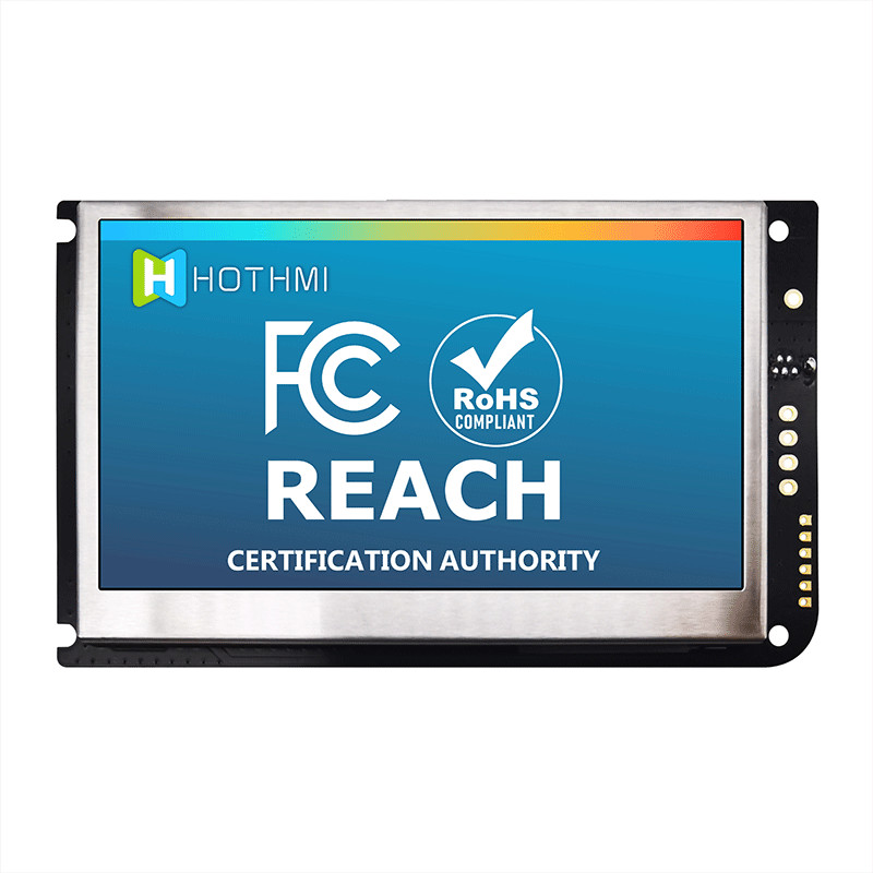4.3 Inch UART Resistive Touch Screen TFT LCD 800x480 Display With Lcd Controller Board