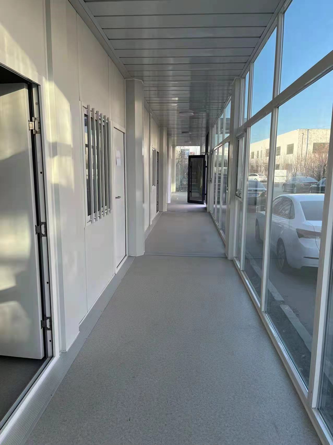 PVC Sliding Window Galvanized Steel Frame Prefab Container Homes