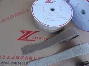 China Silver Fiber Conductive Hook And Loop Tape Roll For Marine / Medical Requirements factory