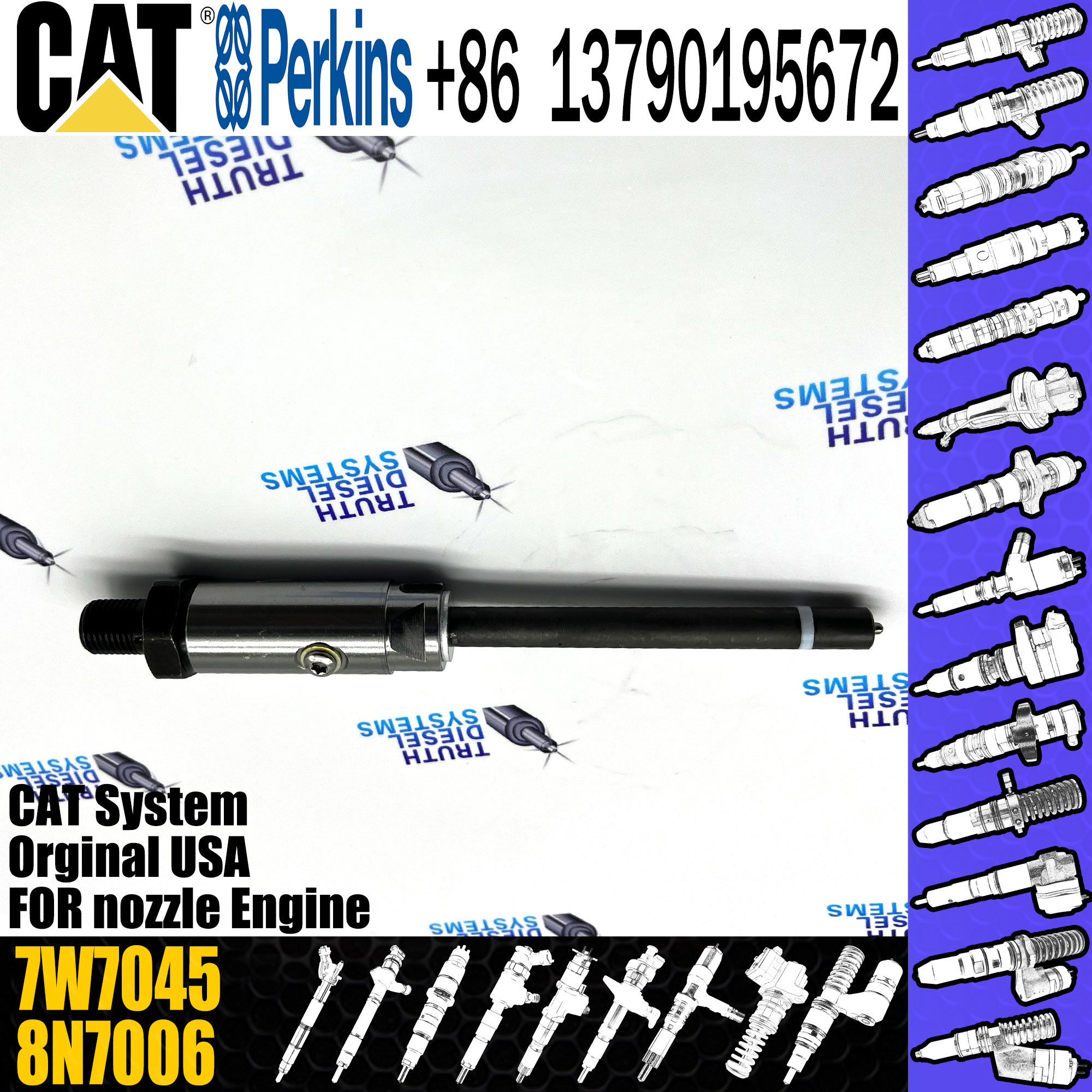 Fuel Injector Nozzle 170-5181 7W7045 with Best Competitive Price 7W-7045 3304 3406 3306
