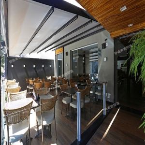 Retractable Windproof Canopy Ultra-Lightweight Aluminum Pergola Customizable