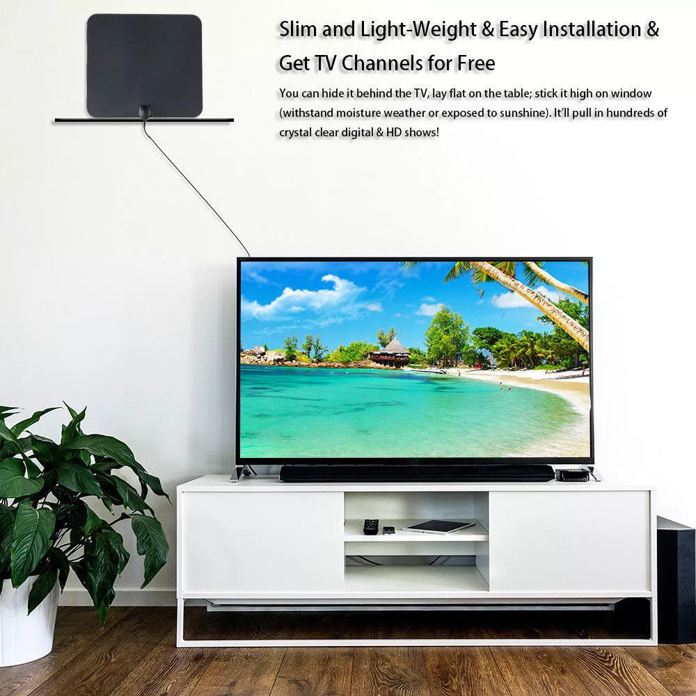 Omni Directional External USD Connector 28dBi Gain Digital TV Antenna Indoor Amplifier