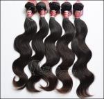 Peruvian Body Wavy Remy Virgin Human Hair Extensions For Women , 24 Inch