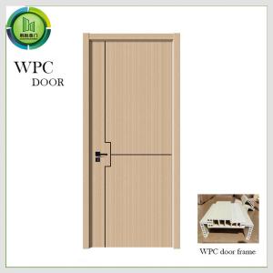 China WPC Wooden Door Architrave , Formaldehyde Free Bathroom Door Architrave factory