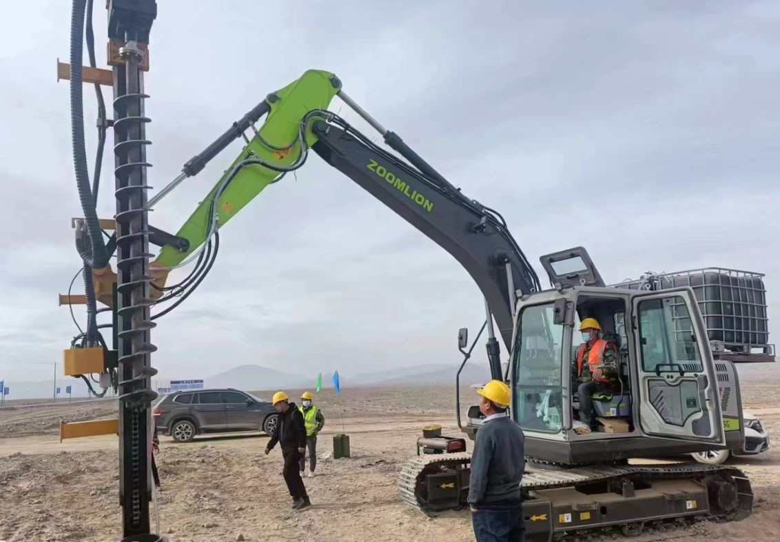 Excavator DTH Drilling Attachment High performance Drilling Attachments for Excavators. Anchor Drilling, Blasthole Drill
