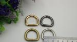 Low cost bag accessories open iron wire d ring,20mm metal d ring for handbag