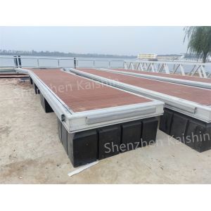 Aluminum Floating Pontoon Yachts Boats LLDPE Floaters Floating Dock Design