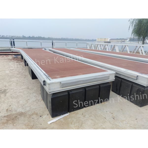 6061 T6 Aluminum Floating Pontoon With PE Floats Aluminum Floating Docks