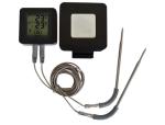Bluetooth Connect Digital Food Thermometer , Dual Probe Smoker Grill BBQ