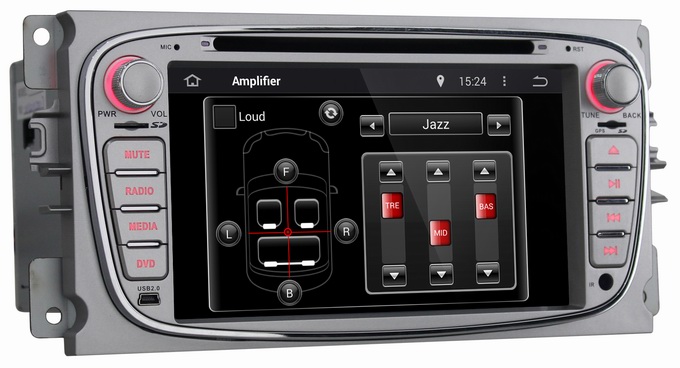 Ouchuangbo Car Stereo Radio GPS Navi Wifi Ford Focus /Mondeo /Transit Connect Android 4.4