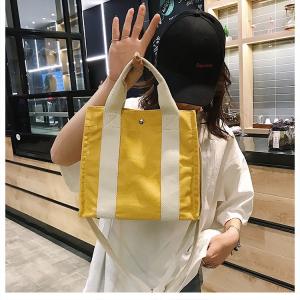 China Collapsible Crossbody 50cm Handle Printed Canvas Shopping Bags factory