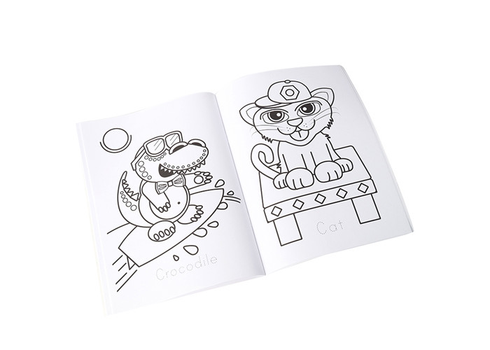Glossy Lamination Paperback Book Printing Colourful Coated With Art Paper