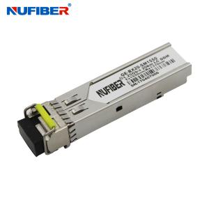 China LC DDM 1.25G SFP Transceiver 10km 1310nm 1550nm RoHS compliant Lead Free factory