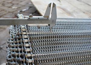 China 1.6m Stainless Steel Wire Mesh Conveyor Belt , Metal Mesh Conveyor Belt factory