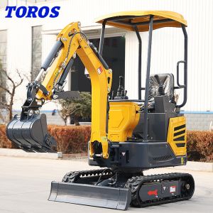 Multifunctional 180mm Track Width Mini Hydraulic Excavator 1200kg