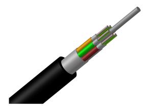 China TTI Factory Supply Best Quality Stranded Loose Tube Non-Metallic Cable GYFTY factory
