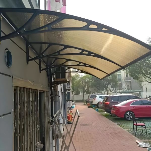 Plastic Awning Bracket DIY Canopy Wall Mounted Installation Versatile Design Suitable for Various Outdoor Spaces Providing Shade
