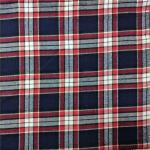 Breathable Cotton 32X32 Yarn Dyed Plaid Cotton Fabric Grid Pattern