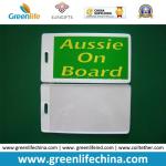 Factory Supply PVC Pocket Luggage Tag Ready with Paper Insert