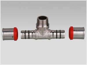 China press fitting male tee for PEX-AL-PEX pipe factory