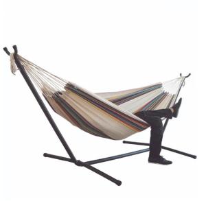China Custom Outdoor Folding Hammock 2 People Heavy Duty Hammock Stand factory