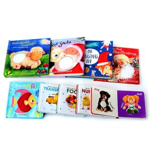 China Tactile Animal Fiber Cotton Touch And Feel Children Book Printing Preschool Learning factory