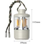 6-8 Hours Portable Retro Camping Lights 3.7v 30w Ultra Long Battery Life Outdoor