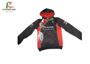China Polyester Crop Top Hooded Sweatshirt Jacket With 3D Sublimation Printing factory