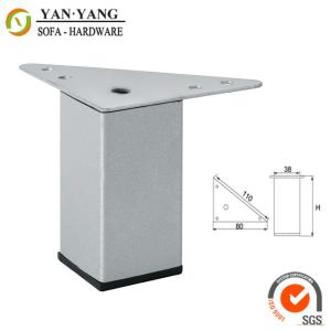 China 80mm high silver sand furniture legs triangle stainless steel table legs SL-038 factory