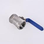 Customized Support ODM Silver Stainless Steel Female Ball Valve for Industrial
