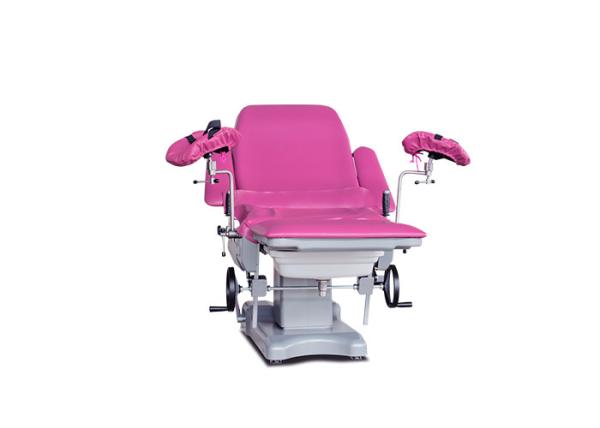 Hydraulic Hospital Delivery Bed For Puerpera With Enameled Steel Stucture