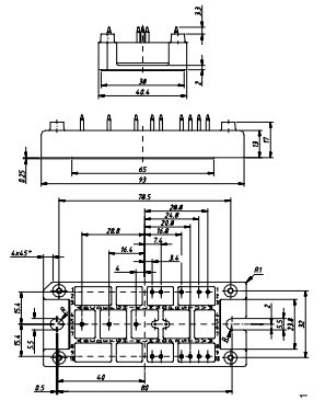 VUB120-16N02 Three Phase Rectifier Bridge with IGBT and Fast Recovery Diode for