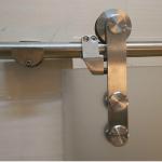 Hotel Design Interior Tempered Glass Panel Solid Core SGCC