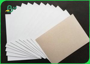 China 230gsm 250gsm Grey Back Duplex Board For Shirt Liner Smooth Surface 610 * 860mm factory