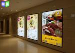 Illuminated Restaurant Slim LED Light Box Magnetic Frame High Brightness