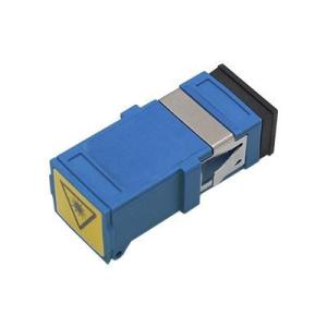 China SC UPC SM Outer Shutter Adapter Single Mode Blue Easy Installation factory