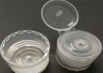 Translucent Plastic Screw Caps For Body Lotion / Shampoo Bottle 24 / 410