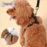 Vest puppies chest harness, fashion bow pet chest back, Teddy bear walking leash